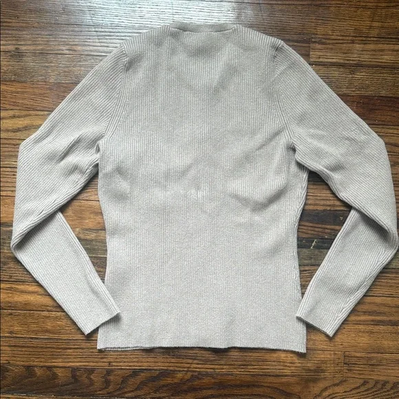 Abercrombie & Fitch Beige Ribbed Cardigan - Picture 4 of 4